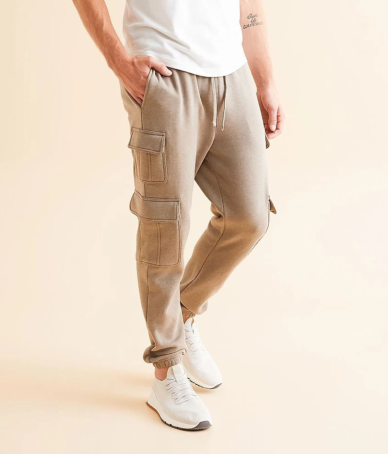 Heathered Cargo Jogger
