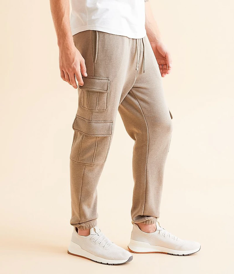 Heathered Cargo Jogger
