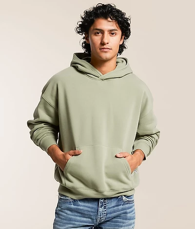 Knit Hooded Sweatshirt