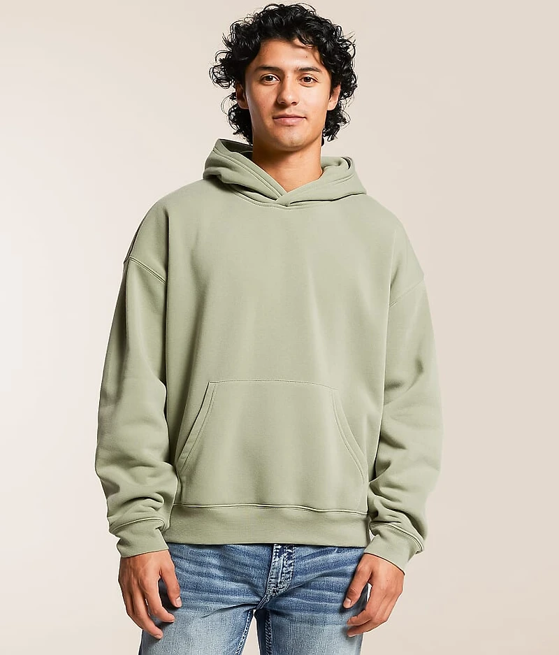 Knit Hooded Sweatshirt