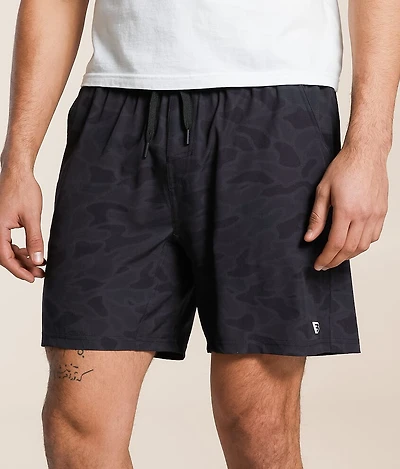 BURLEBO Camo Performance Athletic Short