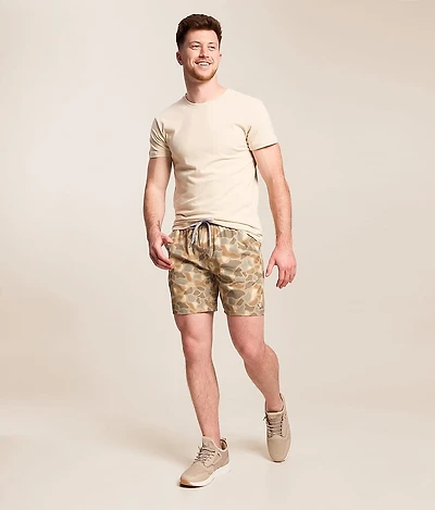 Athletic Camo Stretch Short