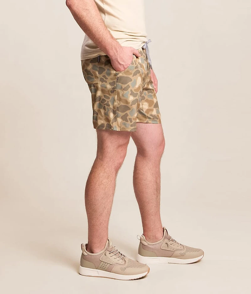 Athletic Camo Stretch Short