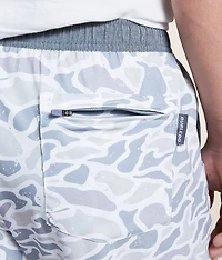 White Camo Athletic Stretch Short