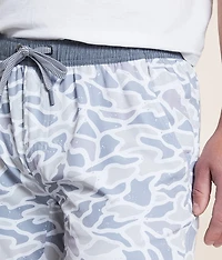 White Camo Athletic Stretch Short