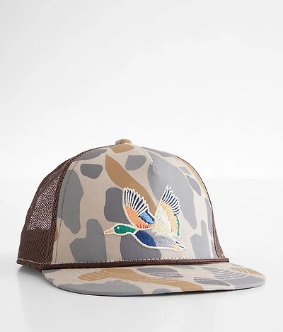 Retro Camo Duck Trucker Hat