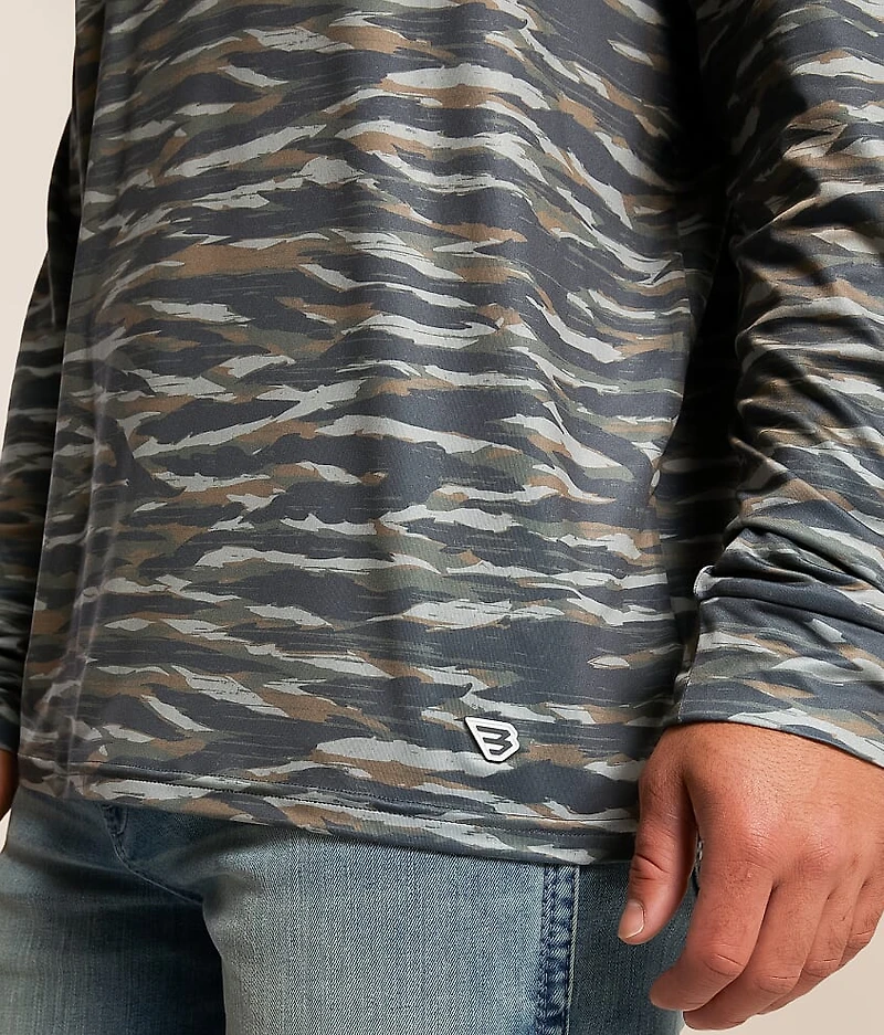 Tiger Stripe Camo Wetland Performance Hoodie