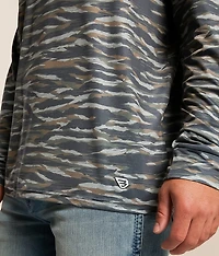 Tiger Stripe Camo Wetland Performance Hoodie