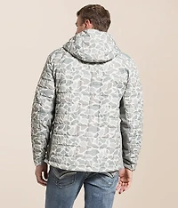Performance Camo Puffer Hooded Jacket
