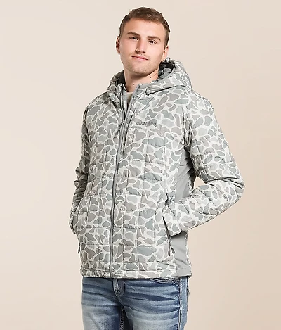 Performance Camo Puffer Hooded Jacket