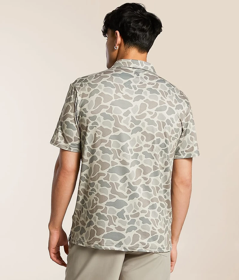 Classic Deer Camo Performance Polo