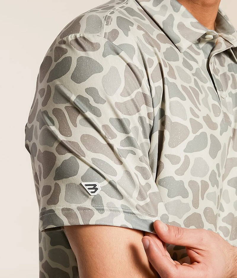 Classic Deer Camo Performance Polo