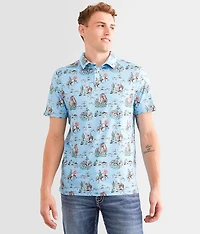 Cowboy Up Performance Polo