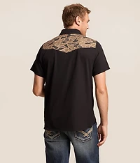Camo Western Performance Stretch Shirt