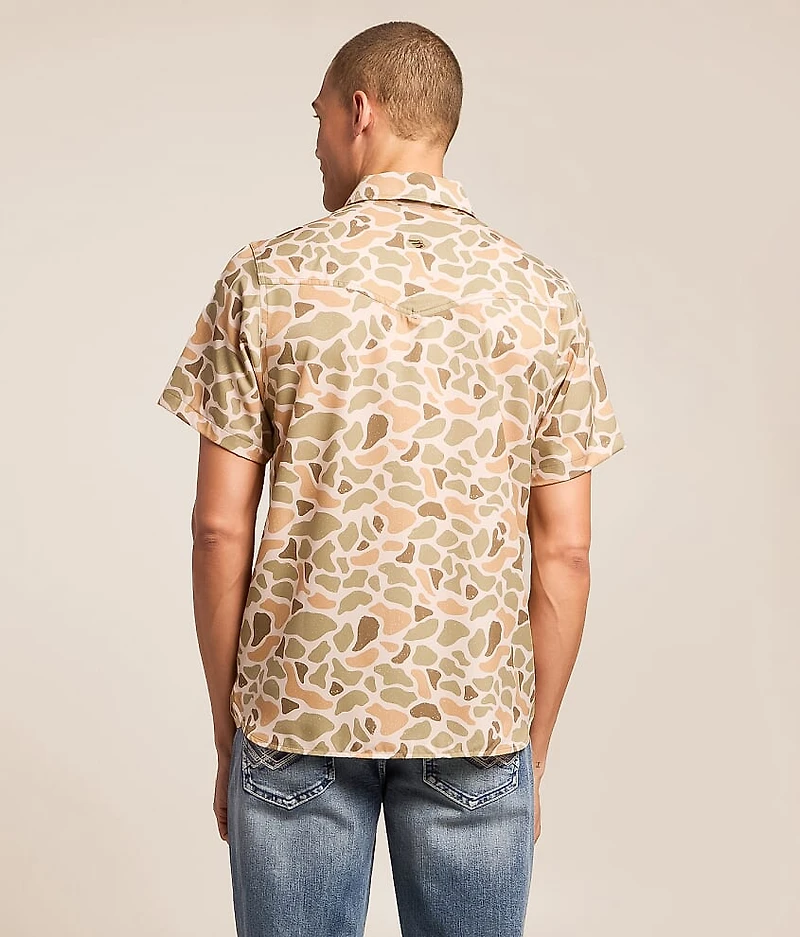 Venado Camo Western Performance Stretch Shirt