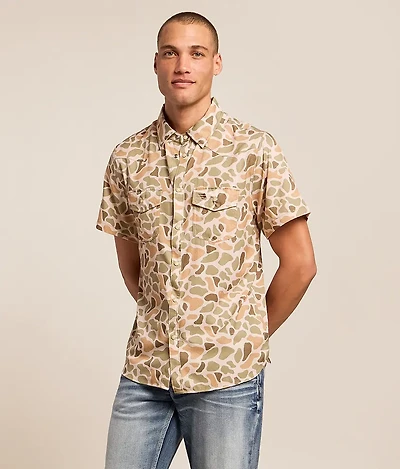 Venado Camo Western Performance Stretch Shirt