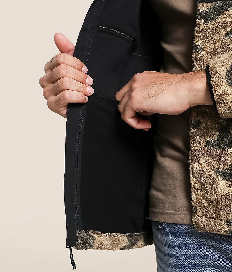 Camo Sherpa Jacket