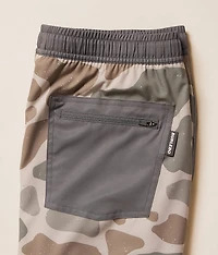 Camo Stretch Swim Trunks