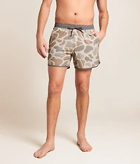 Camo Stretch Swim Trunks