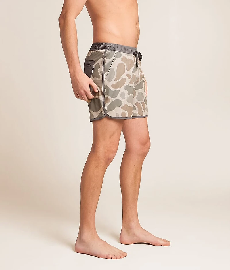 Camo Stretch Swim Trunks