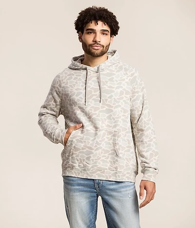 Vintage Camo Hooded Sweatshirt