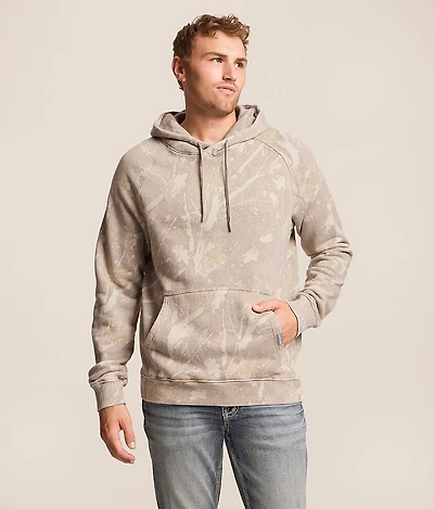 Vintage Washed Camo Hooded Sweatshirt