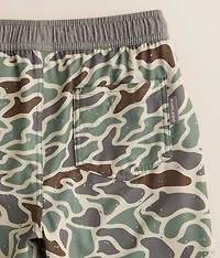 Boys - Camo Athletic Stretch Short