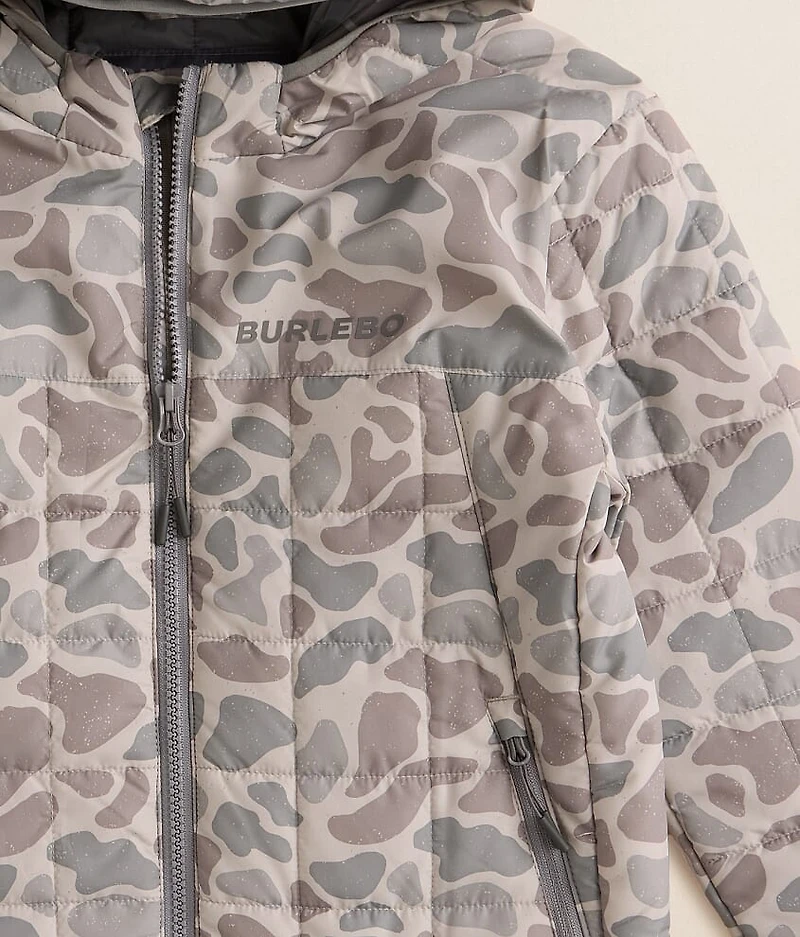 Boys - Performance Camo Puffer Hooded Jacket