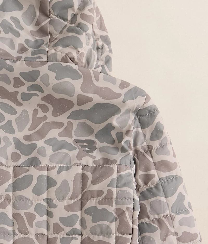 Boys - Performance Camo Puffer Hooded Jacket