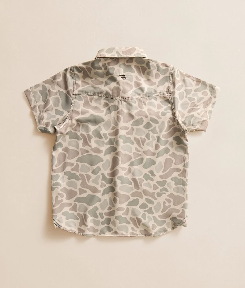 Boys - Classic Deer Camo Performance Stretch Shirt