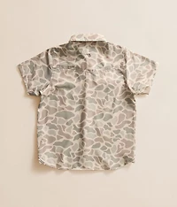Boys - Classic Deer Camo Performance Stretch Shirt