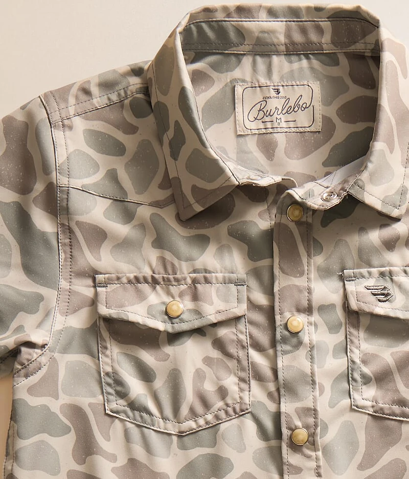 Boys - Classic Deer Camo Performance Stretch Shirt