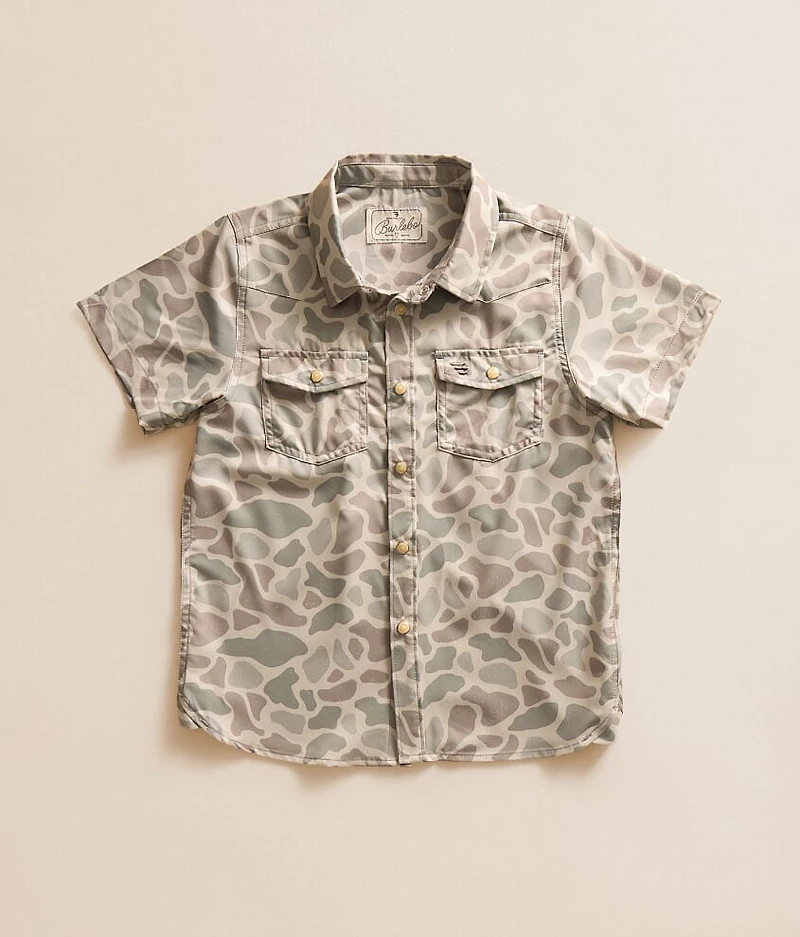 Boys - Classic Deer Camo Performance Stretch Shirt
