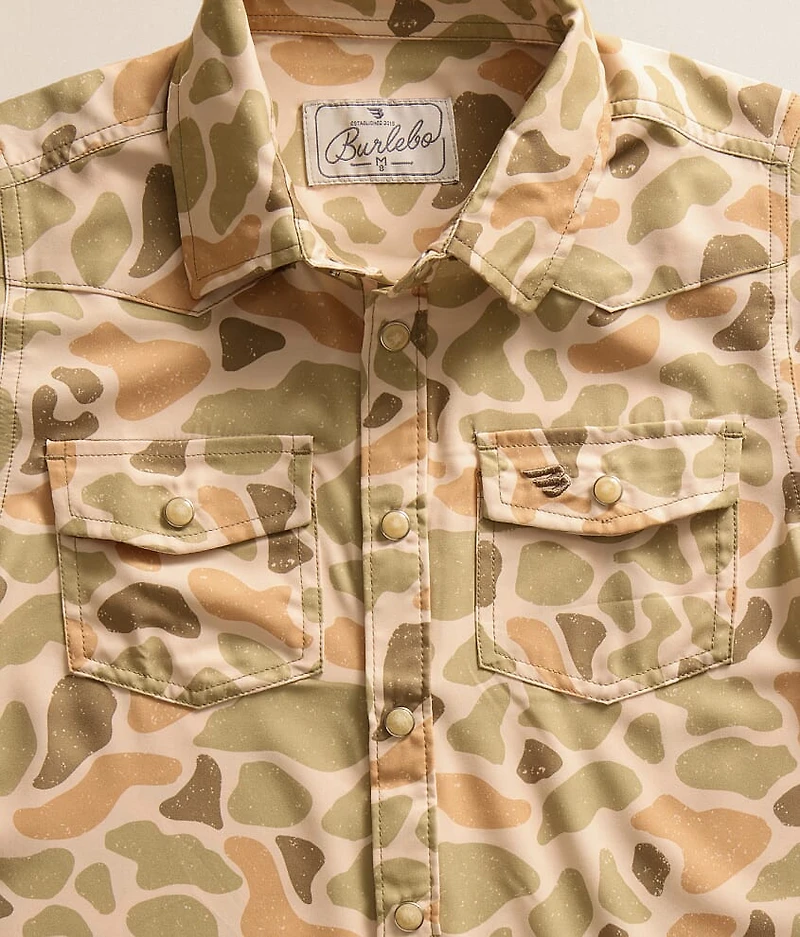 Boys - Venado Camo Performance Stretch Shirt