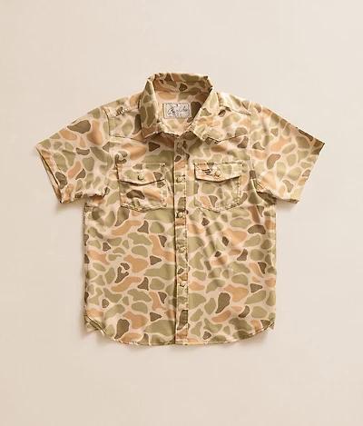 Boys - Venado Camo Performance Stretch Shirt