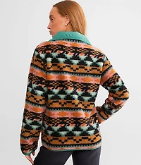 Switchback Faux Fur Pullover