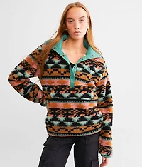 Switchback Faux Fur Pullover