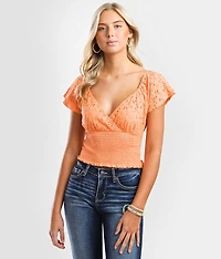 Beach Bird Cropped Top