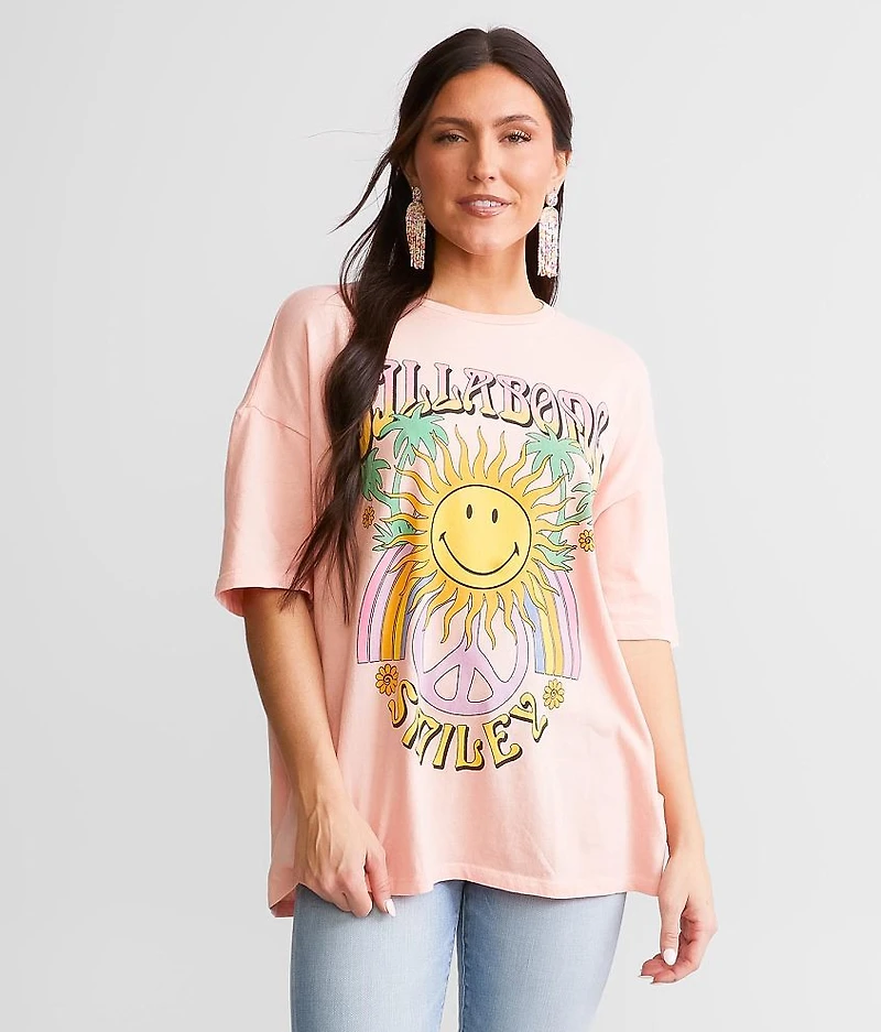 True Boy Smiley Oversized T-Shirt