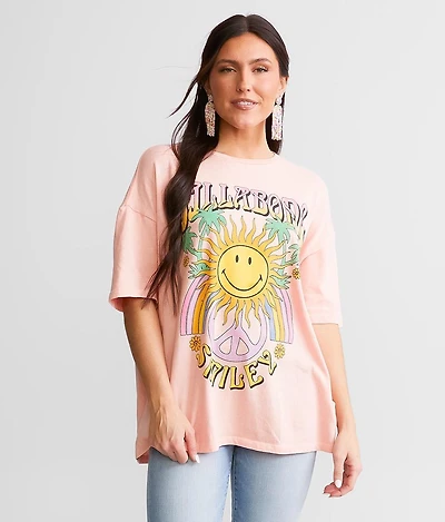 True Boy Smiley Oversized T-Shirt