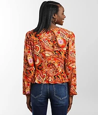 Catching Feelings Peplum Top
