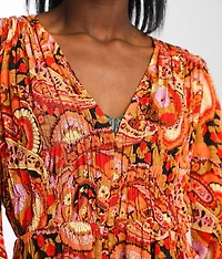 Catching Feelings Peplum Top