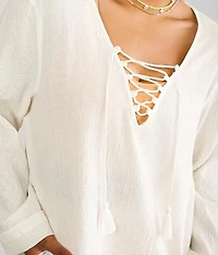 Blue Skies Tunic Top