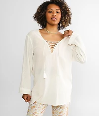 Blue Skies Tunic Top