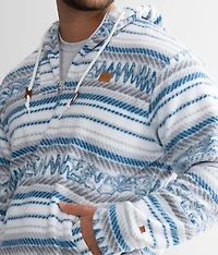 Rasta Quarter Zip Hooded Sweatshirt