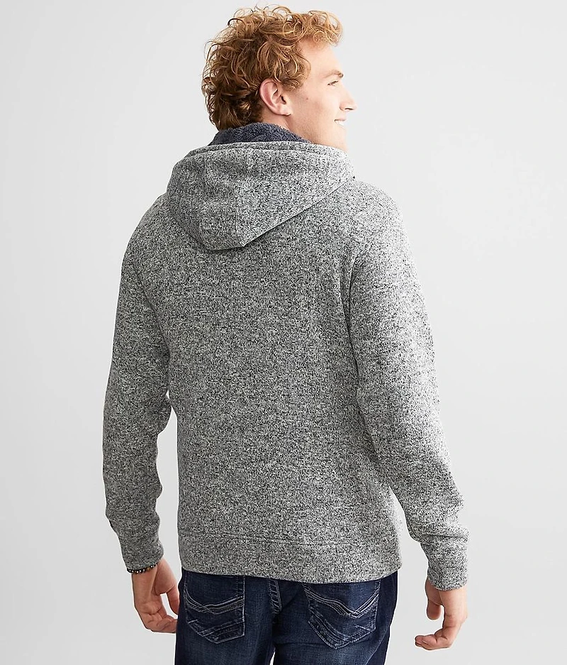 Roam Hooded Henley Sweatshirt