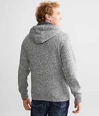 Roam Hooded Henley Sweatshirt