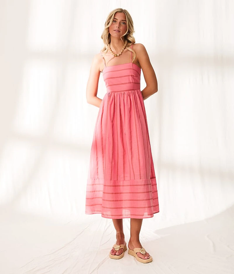 Resort Edit - Striped Midi Dress