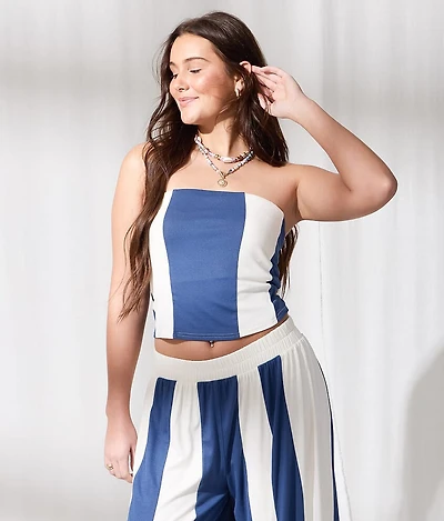 Striped Tube Top