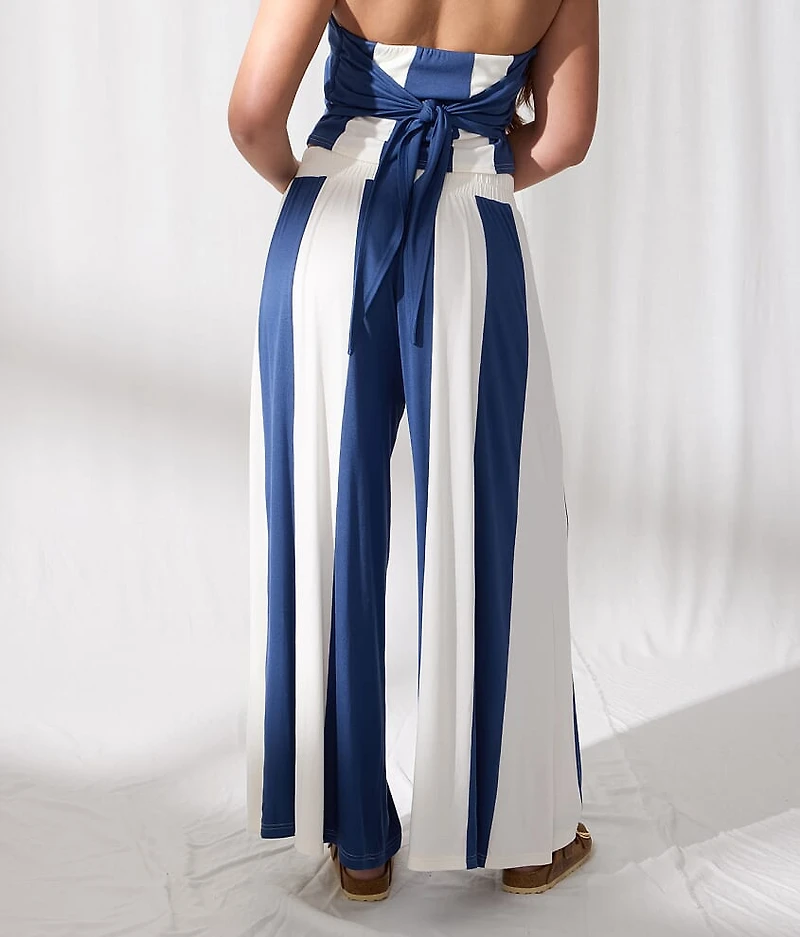 Striped Wide Leg Pant
